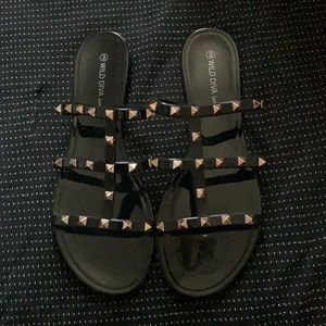 Studded sandals